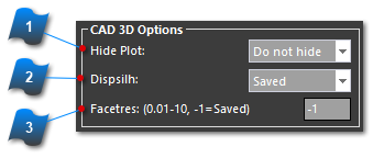 CAD 3D Options